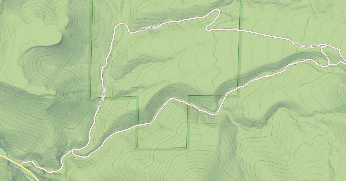 Map preview of BAKER CAN
