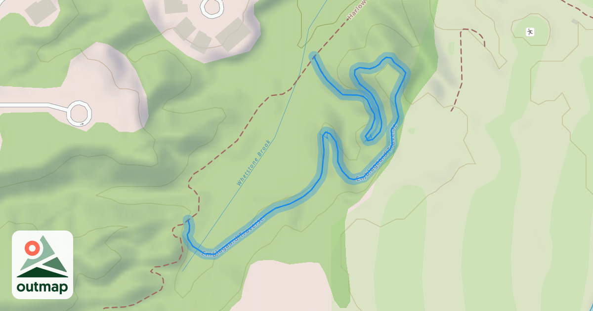 Map of Emblagaard Traverse