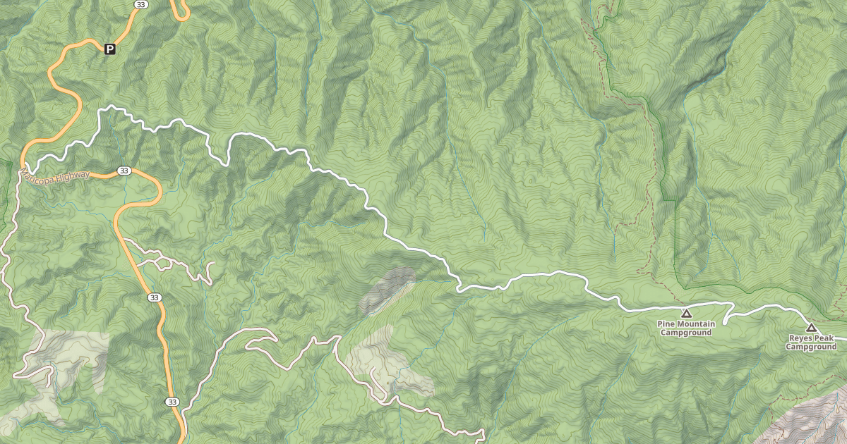 Map preview of REYES PEAK