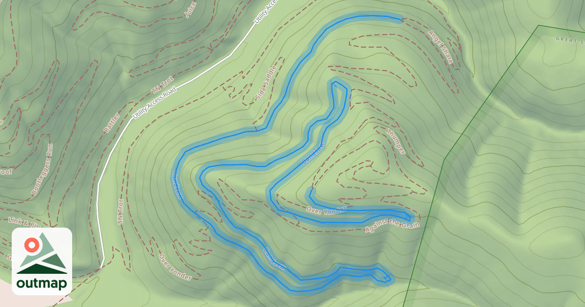 Map of Bandsaw in Blount