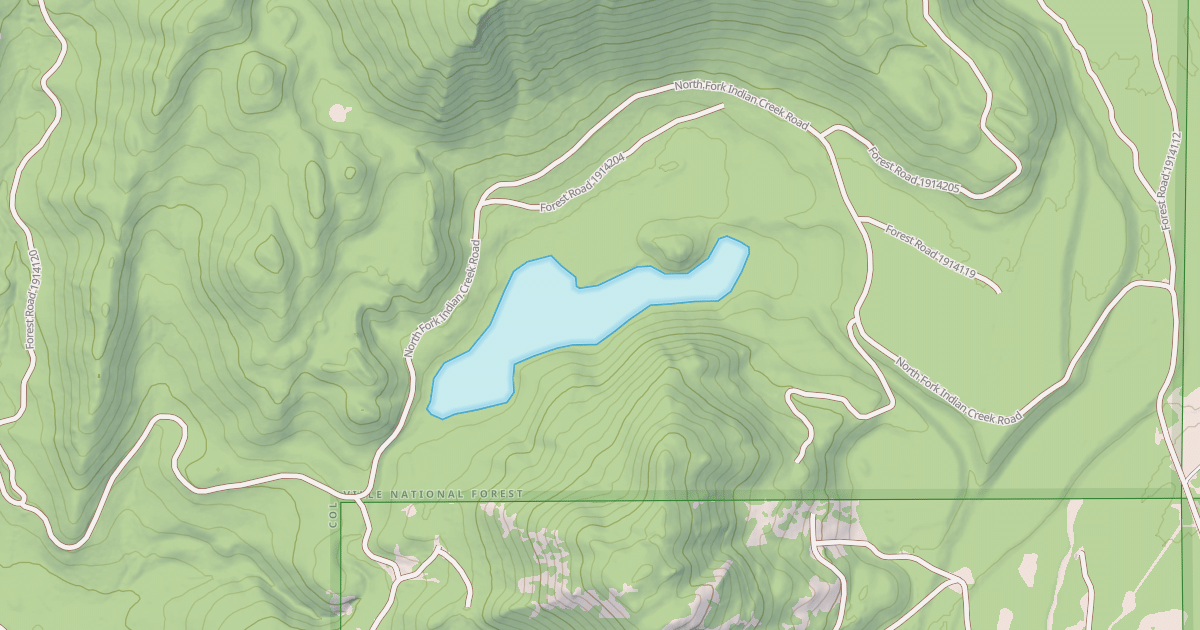 Map preview of NF INDIAN CREEK
