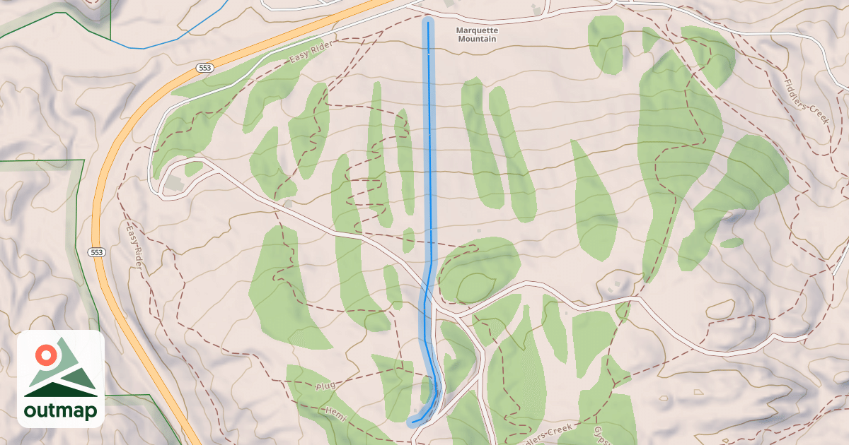 Map of Snowfield