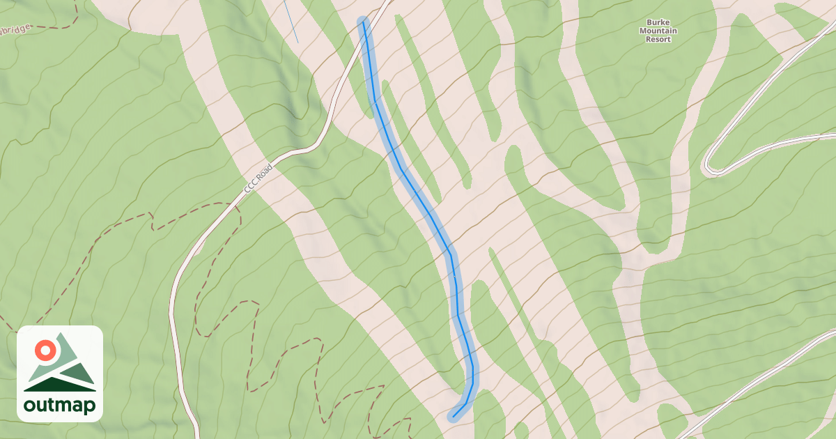Map of Lower Bear Den