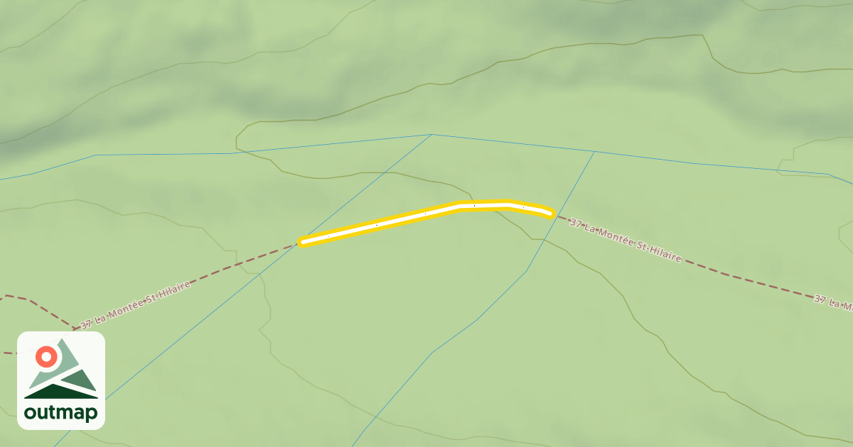 Map of 37 La Montée St-Hilaire