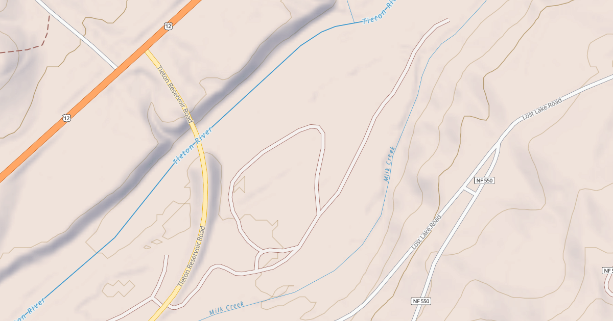 Map preview of TIETON RIVER C.G.