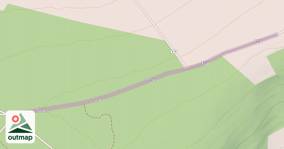 Map of Chemin de Véron à Fleuris et à Noé