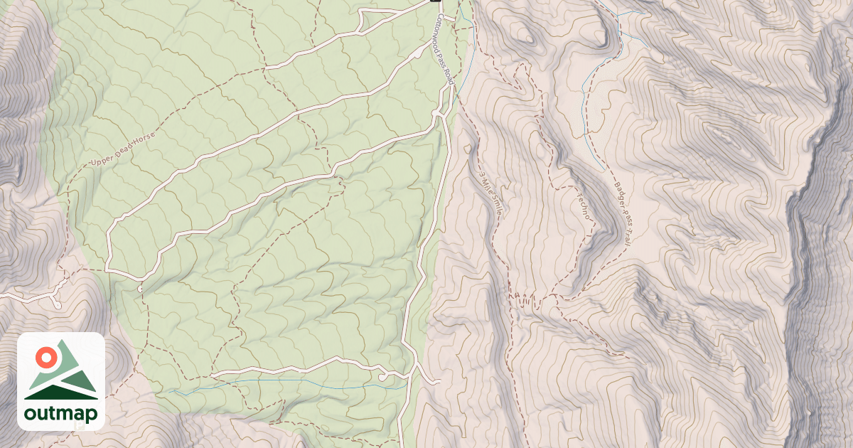 Map of 4094-Lv: Cottonwood Pass