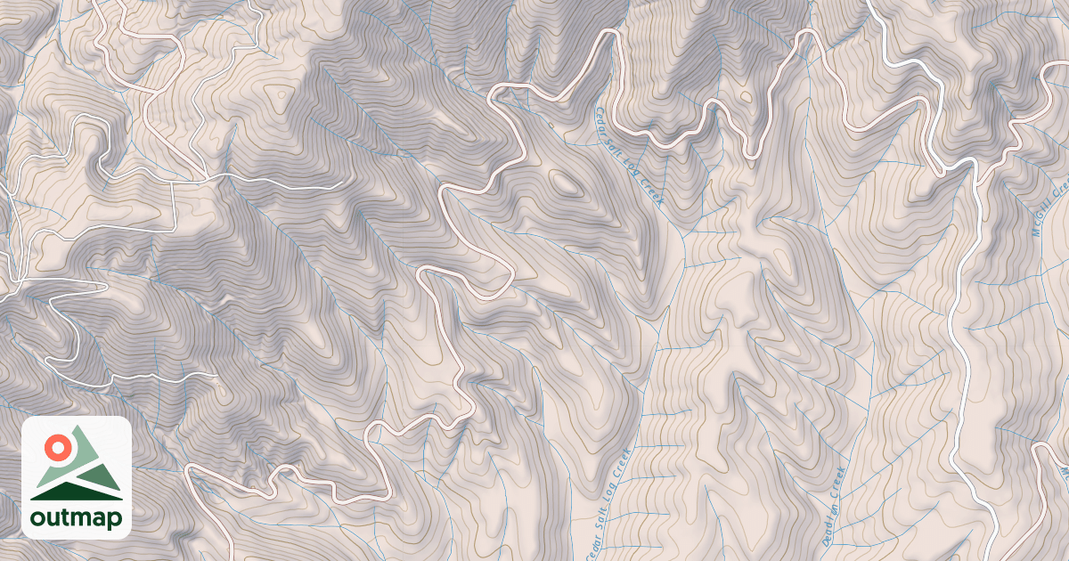 Map of DUTCHMAN PEAK IRON CANYON EA