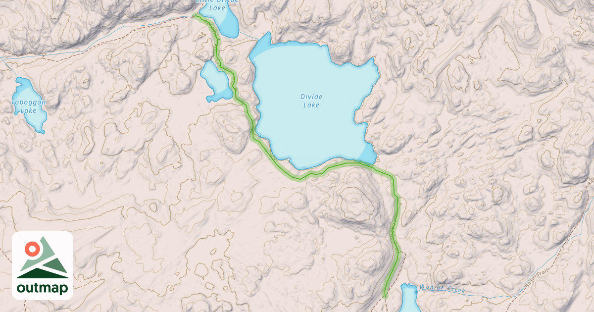 Map of Lowline Trail