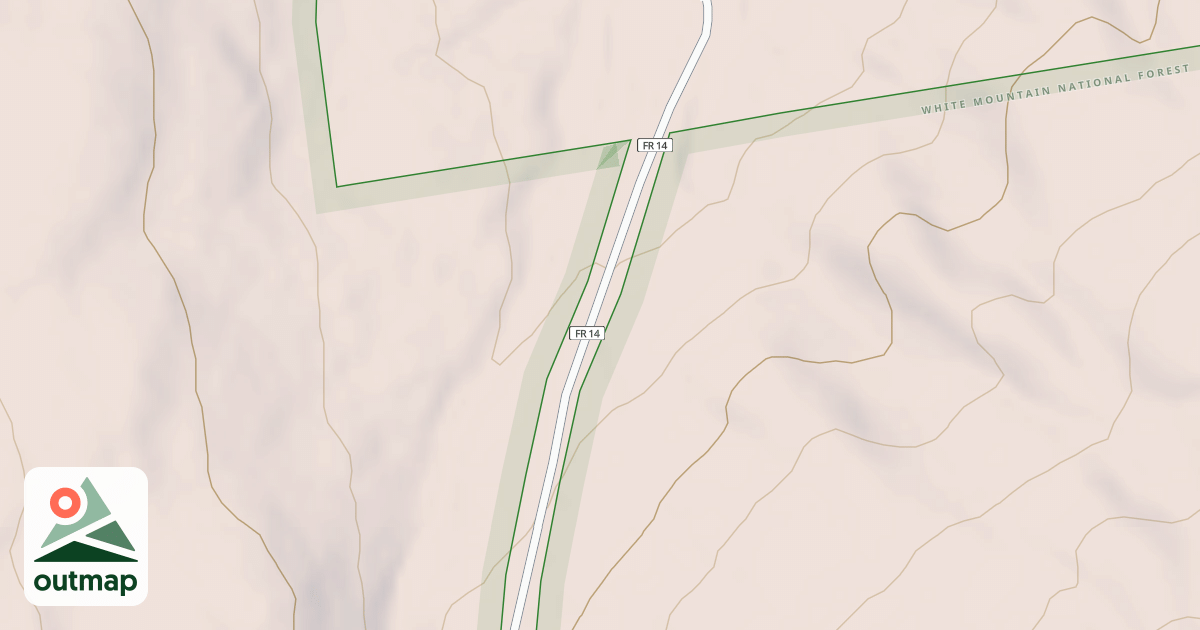 Map of Cherry Mtn Rd Snomo