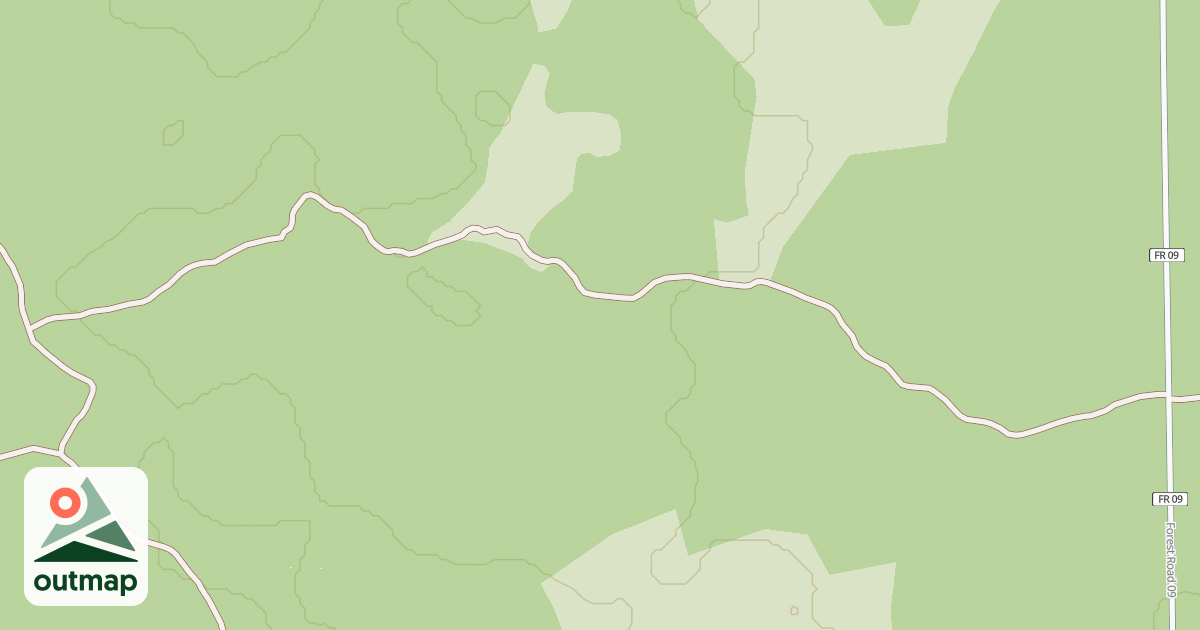 Map of USFS Motor Vehicle Use Map Roads {055FB20F-CD43-4A00-873F-50C20F2A898A}