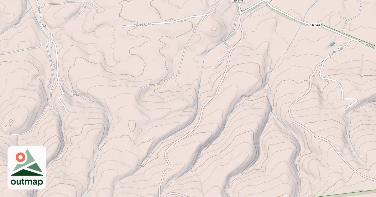 Map of CRIPPLE CREEK