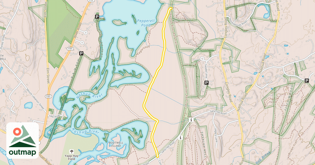 Map of J. Harry Rich Trail