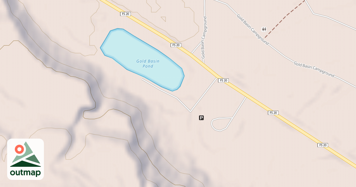 Map of GB MILL POND PARKING