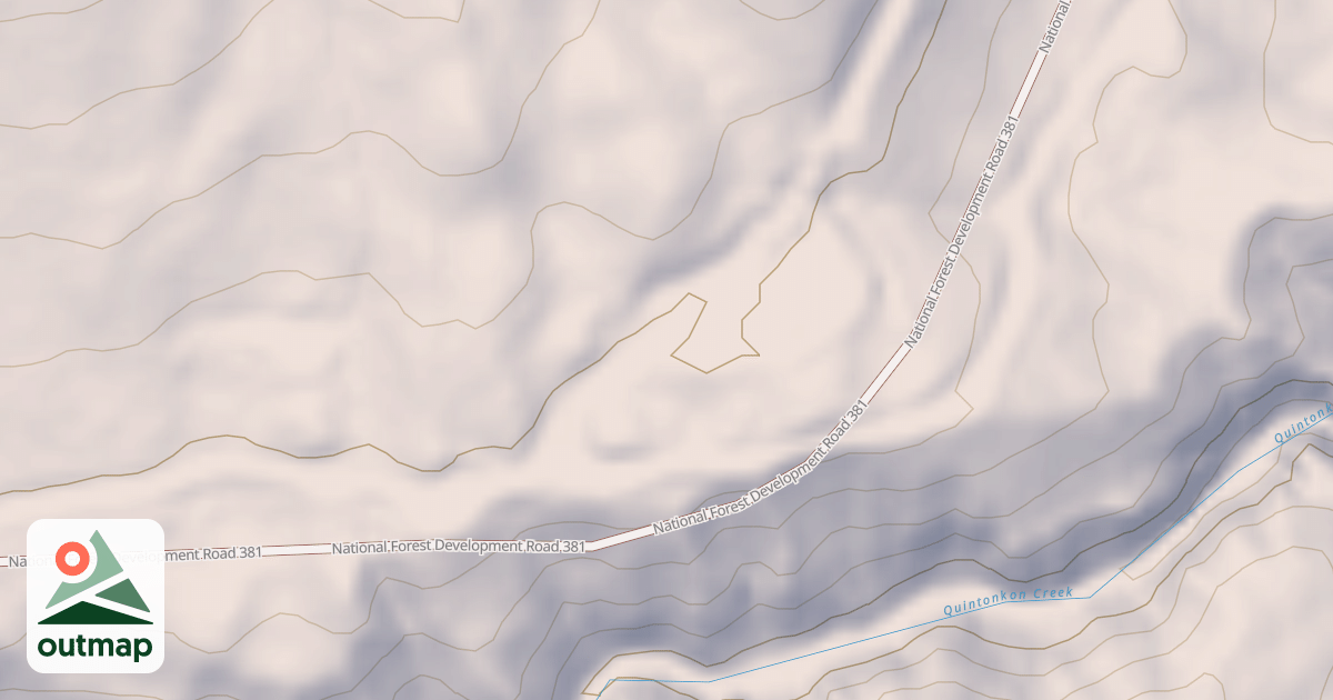 Map of BATTERY MOUNTAIN