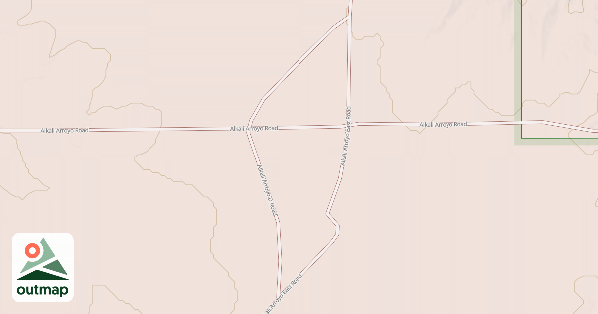 Map of ALKALI ARROYO D
