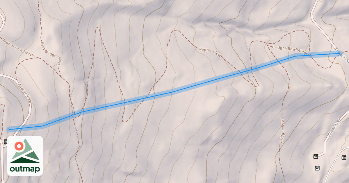 Map of Bridger Run