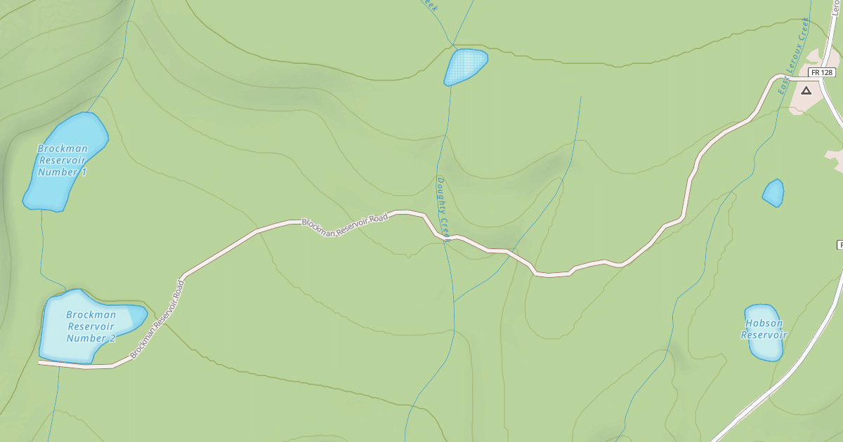 Map preview of BROCKMAN RESERVOIR
