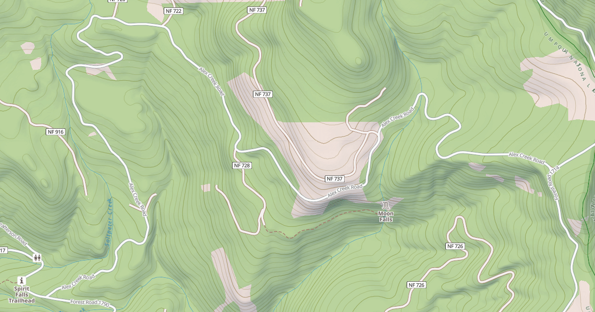 Map preview of ALEX CREEK