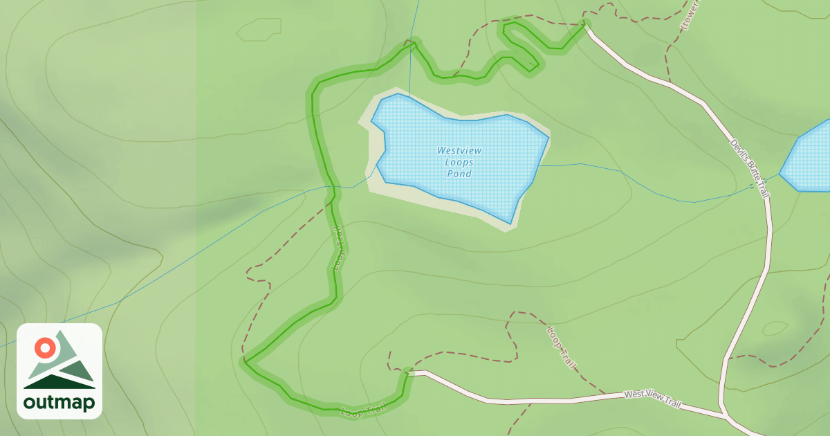 Map of Loop Trail