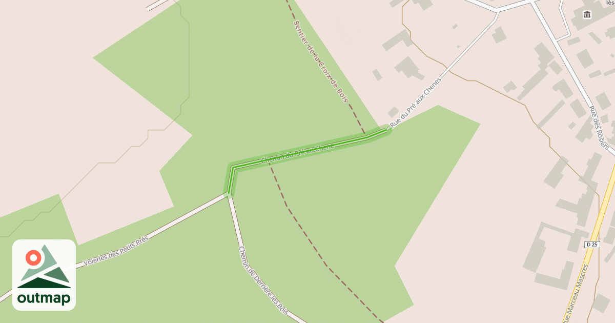 Map of Chemin du Pré au Chene