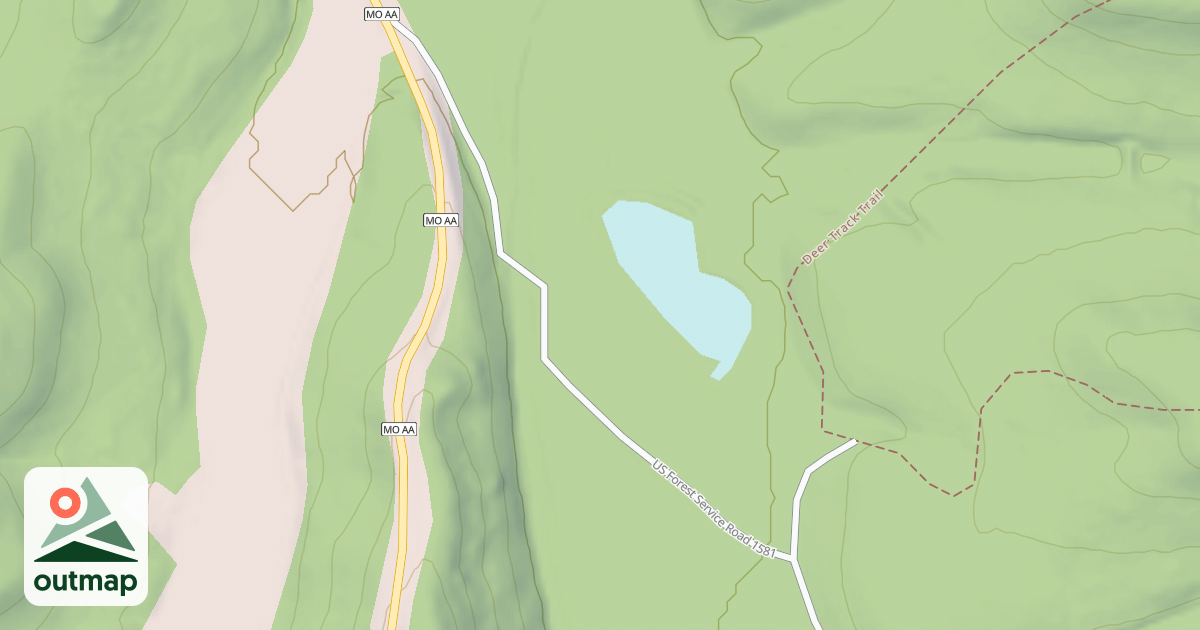 Map of DEWITT