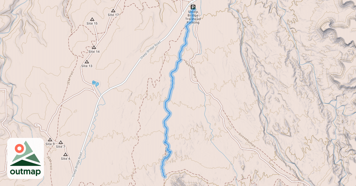Map of Cryptobionic Trail