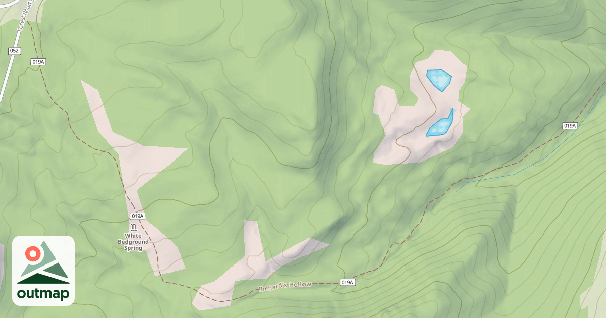 Map of Richards Hollow Elbow