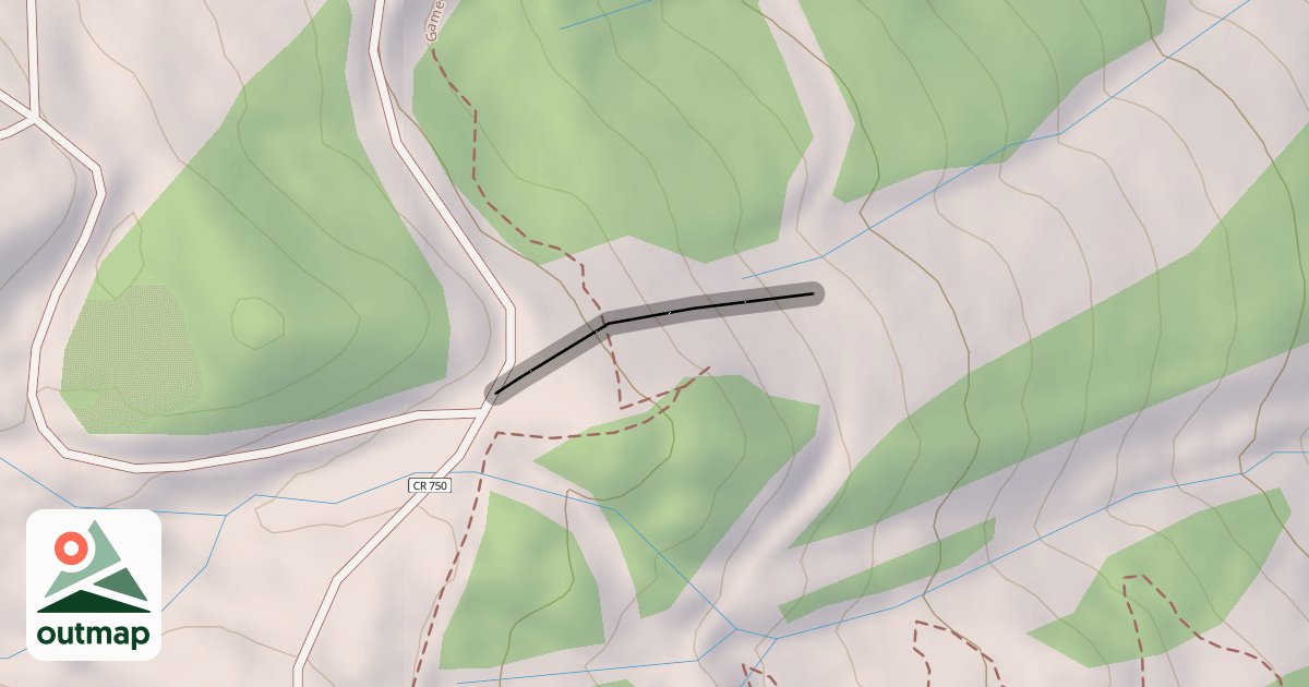 Map of Duke's Run