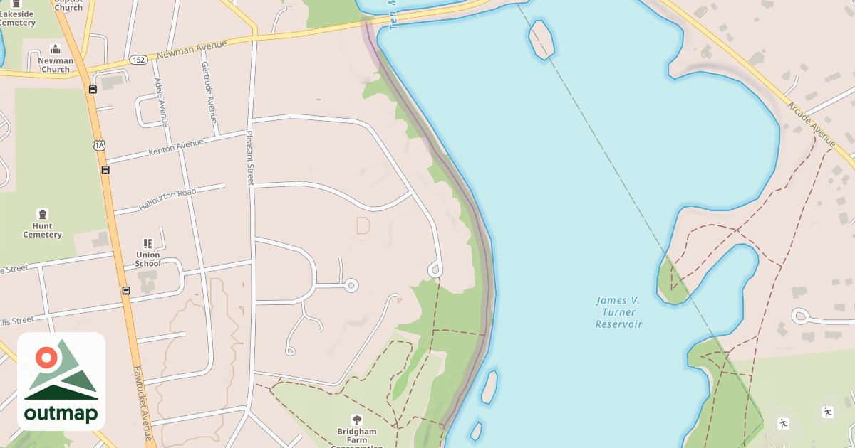 Map of Turner Reservoir Loop Trail