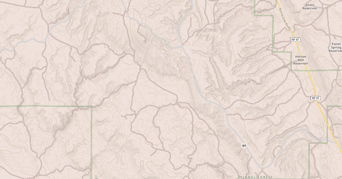 Map preview of PINE SPRING CUTOFF MRS