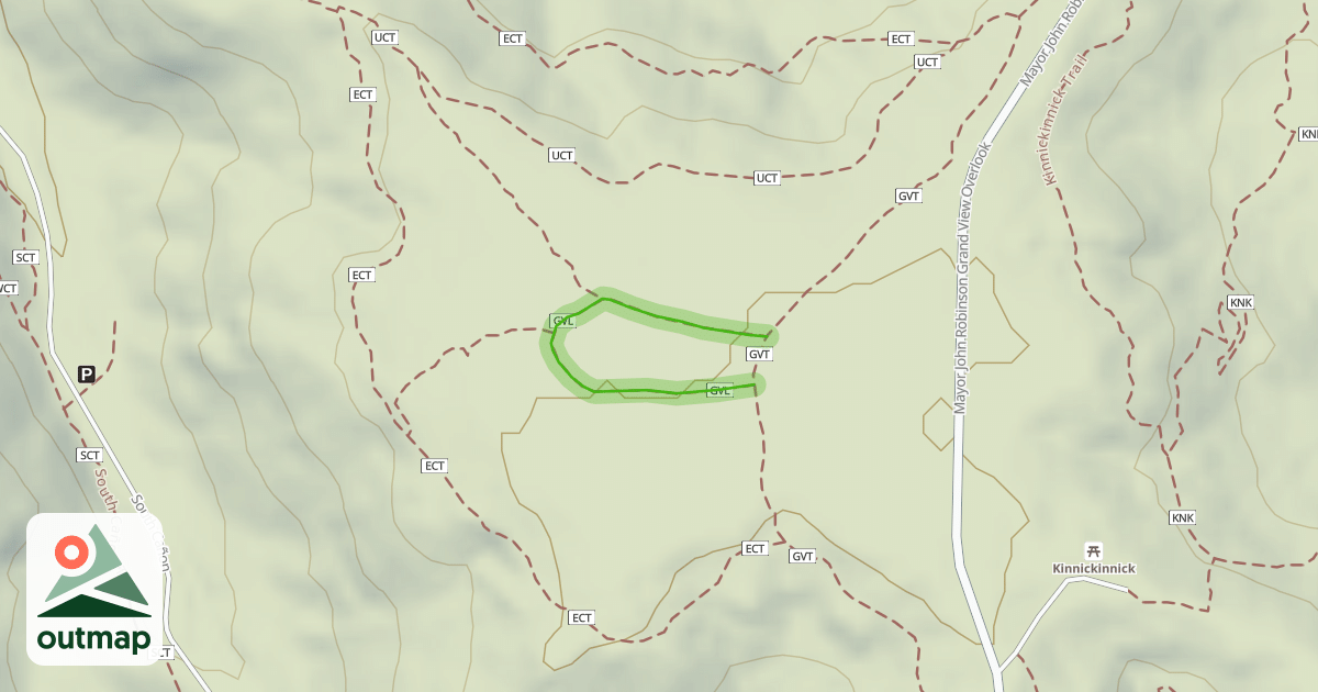 Map of Grandview Loop