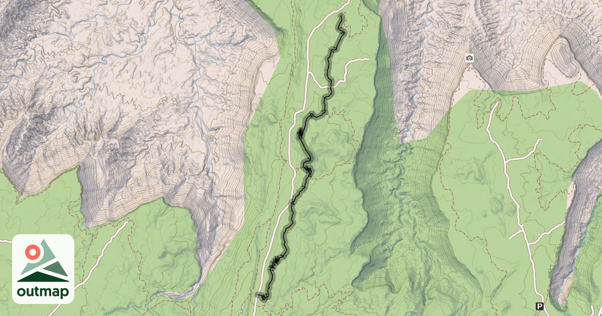 Map of Dig It Trail