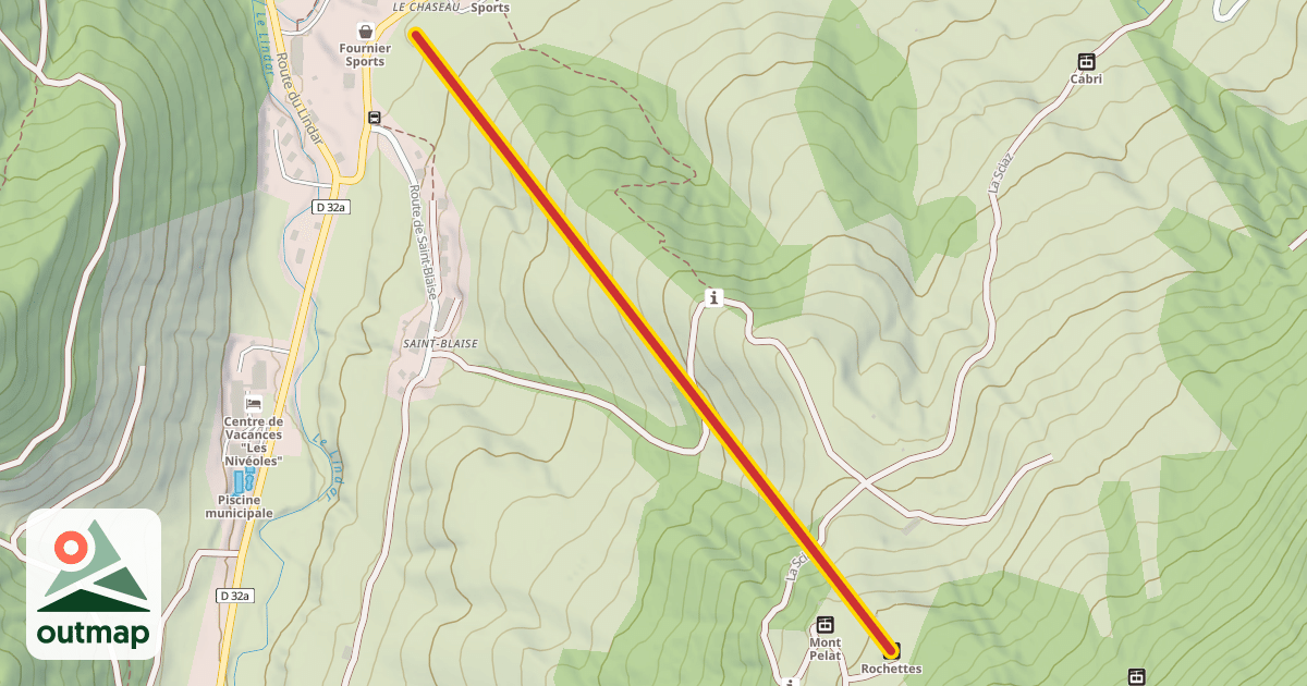 Map of Rochettes