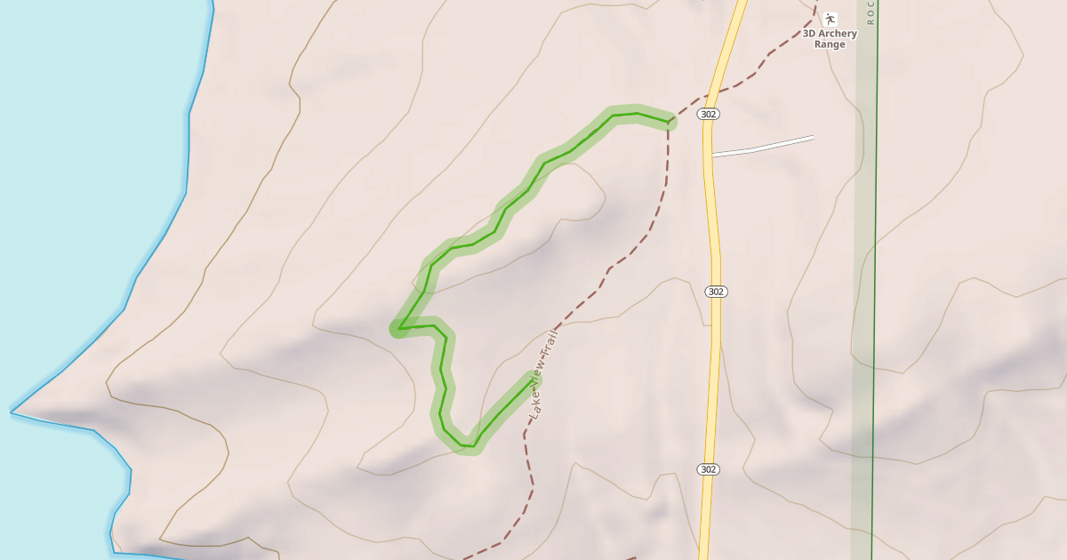 Map preview of Lake View Interpretive Loop