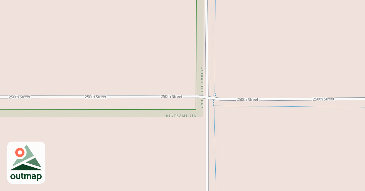 Map of Warroad/Roseau Trails