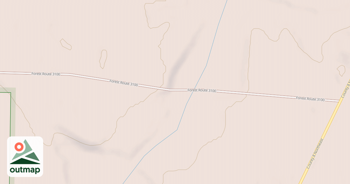 Map of CASS CO. 8 SPUR 3100