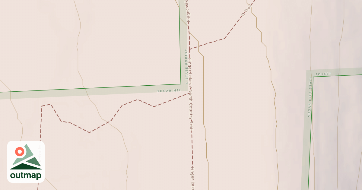 Map of D Trail