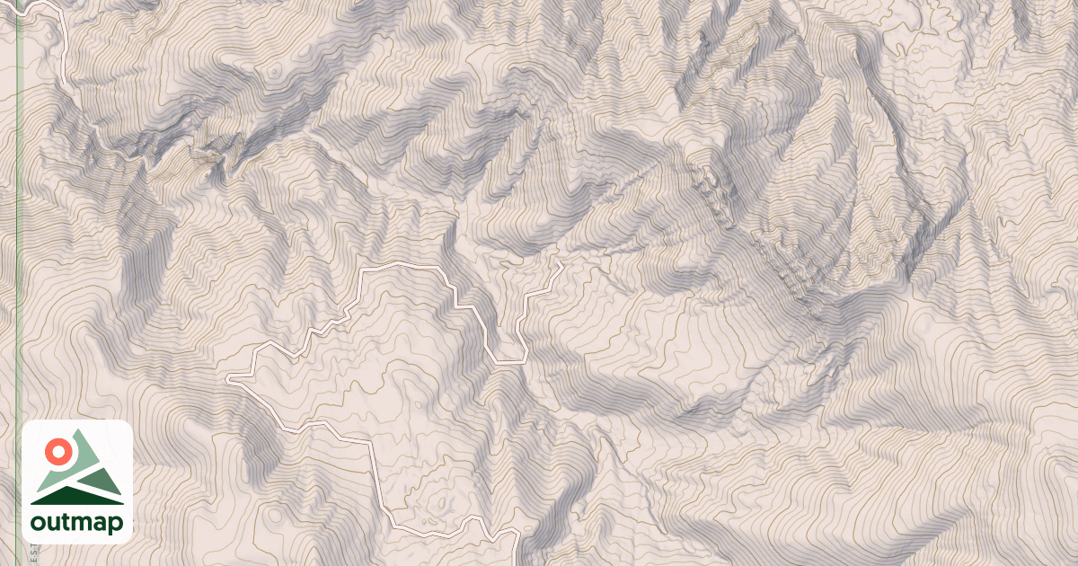 Map of DUKES CREEK-STARVEOUT CREEK