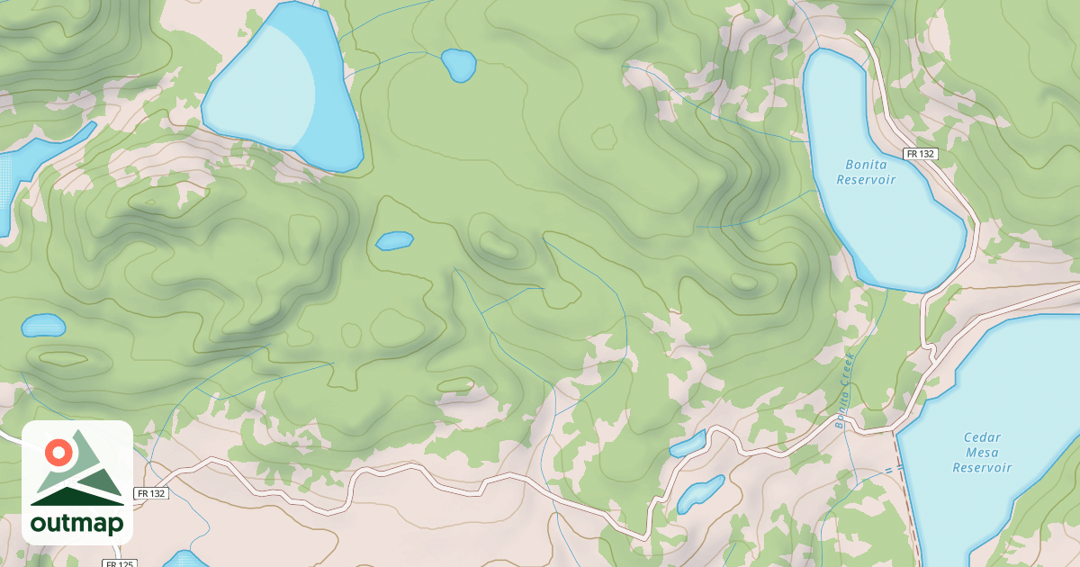 Map of CEDAR MESA