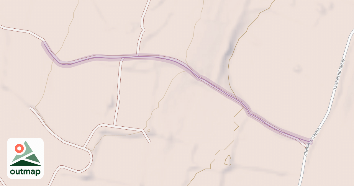 Map of Chemin de Saint-Privat