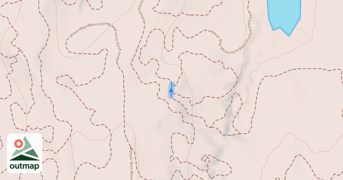 Map of Clear Bay Mountain Bike Trails