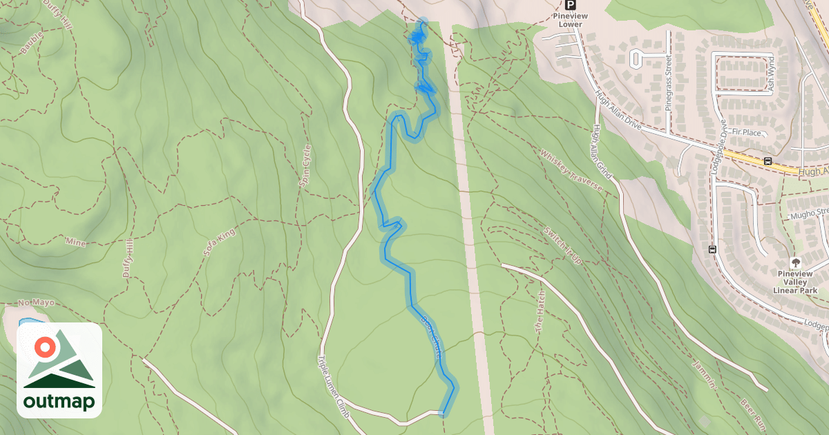 Map of Boot Chute