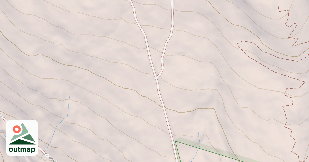 Map of Brickhouse Mountain Road