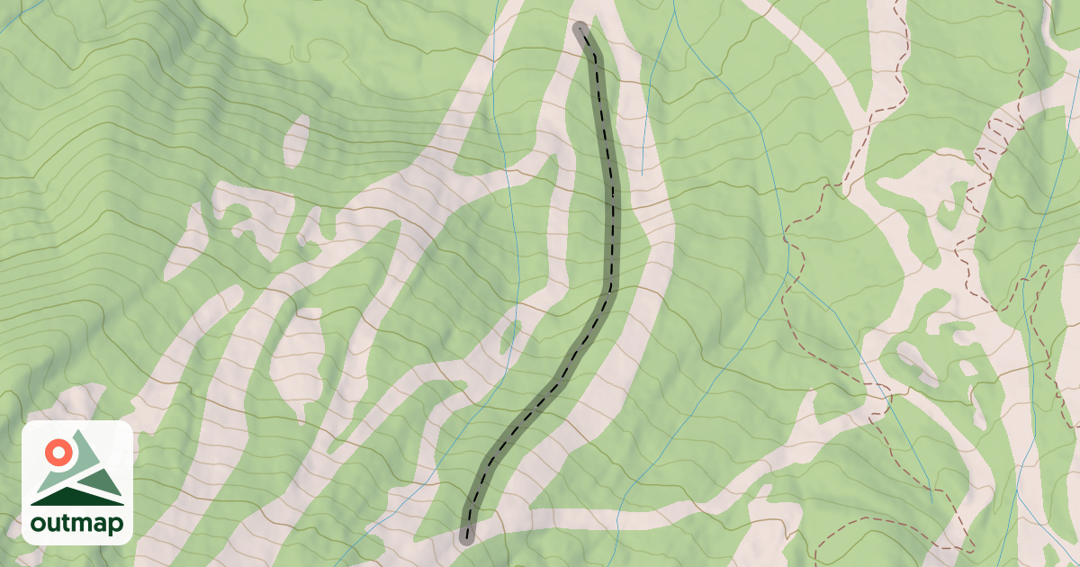 Map of Lower Thunderbird Glade