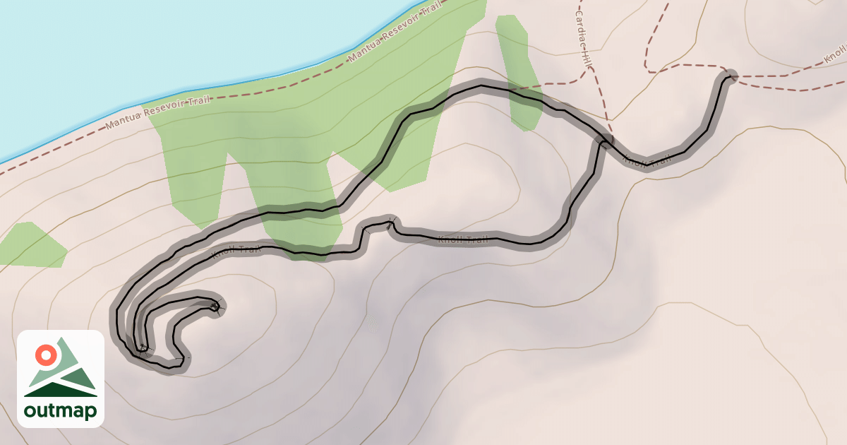 Map of Knoll Trail