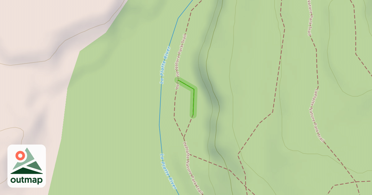 Map of LaPlatte Nature Park Trail