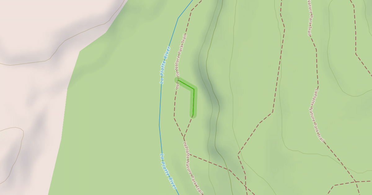 Map preview of LaPlatte Nature Park Trail