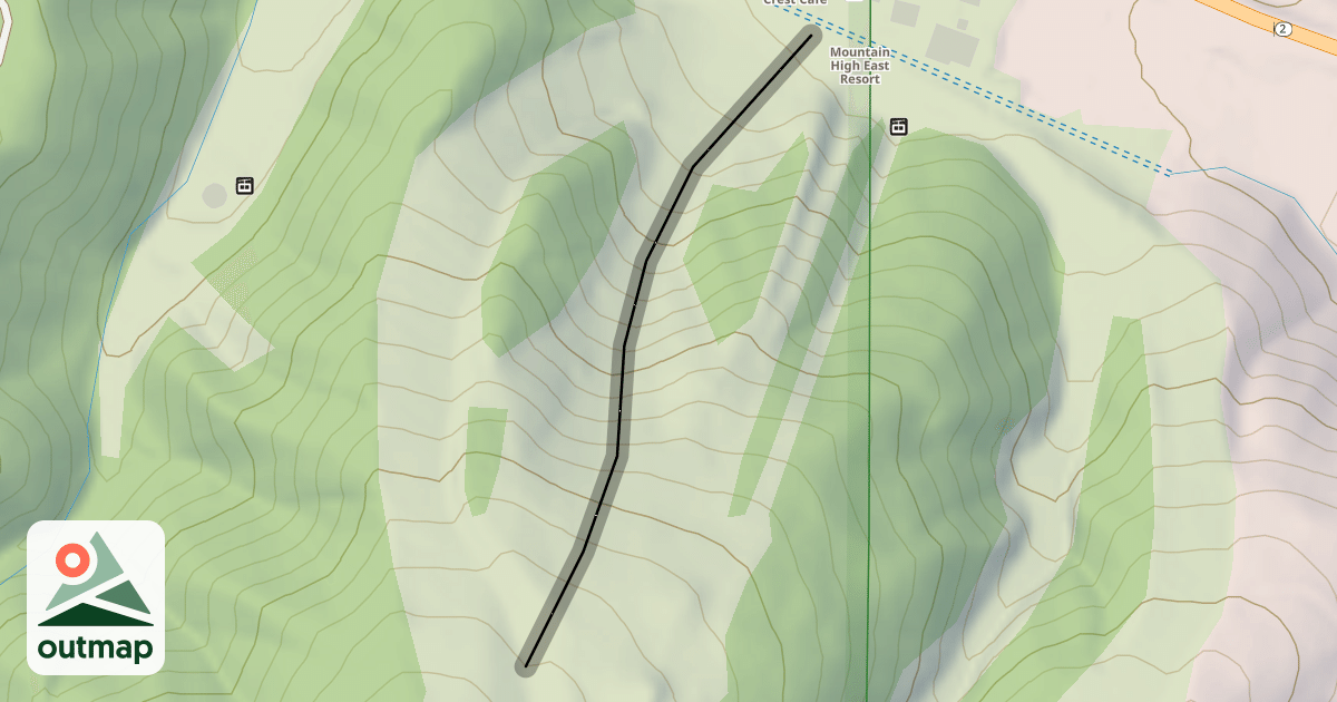 Map of Olympic Bowl