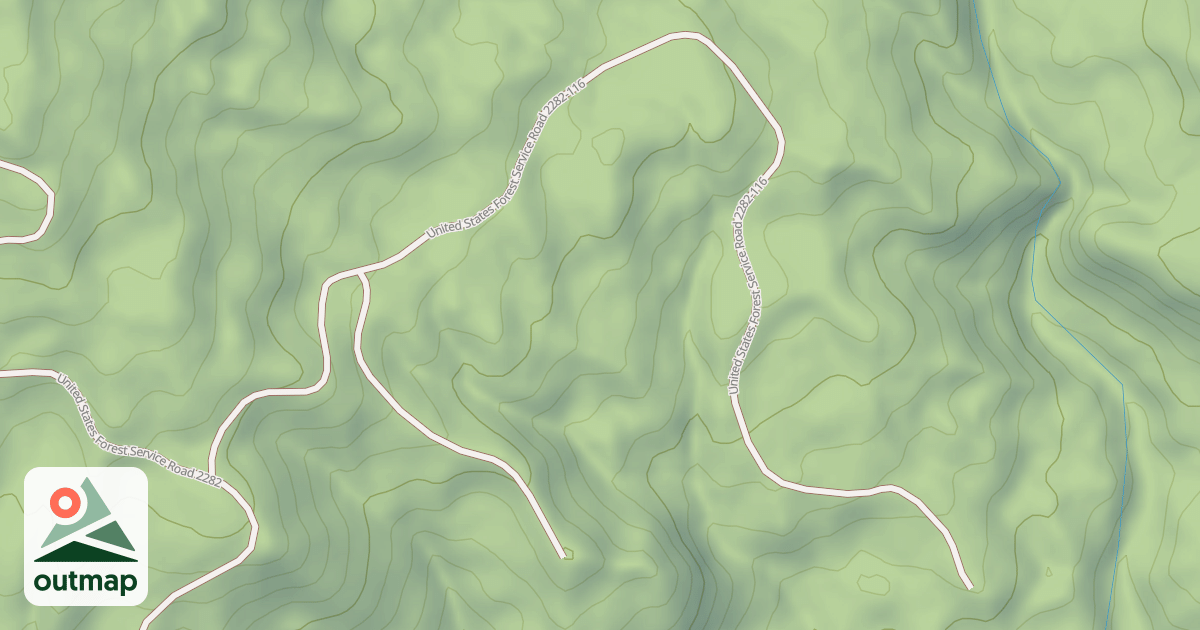Map of USFS Motor Vehicle Use Map Roads {BF434E7F-E490-46EF-95AF-13D0698FBA87}